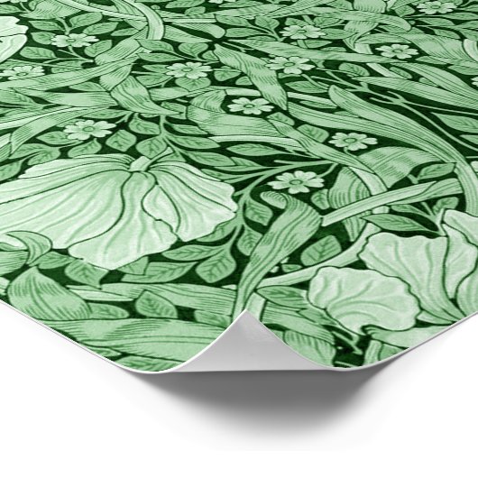 Pimpernel Green, William Morris Poster (Hoek)