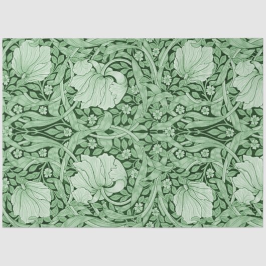 Pimpernel Green, William Morris Tissuepapier (Voorkant)