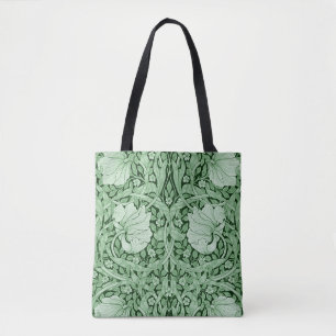 Pimpernel Green, William Morris Tote Bag