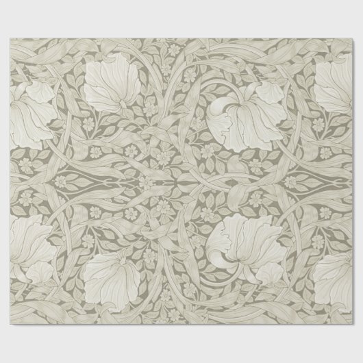 Pimpernel Ivory, William Morris Cadeaupapier (Vlak)