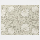 Pimpernel Ivory, William Morris Fleece Deken (Voorkant (Horizontaal))