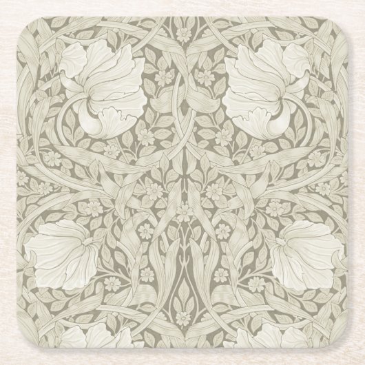 Pimpernel Ivory, William Morris Kartonnen Onderzetters (Voorkant)