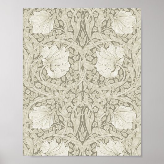 Pimpernel Ivory, William Morris Poster (Voorkant)