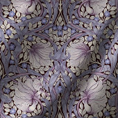 Pimpernel Lavendel William Morris Bloemen Patroon Tafelkleed