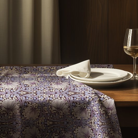 Pimpernel Lavendel William Morris Bloemen Patroon Tafelkleed