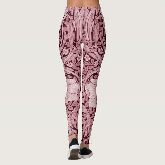 Pimpernel Maroon, William Morris Leggings (Achterkant)