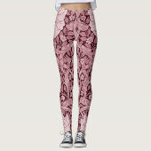 Pimpernel Maroon, William Morris Leggings (Voorkant)