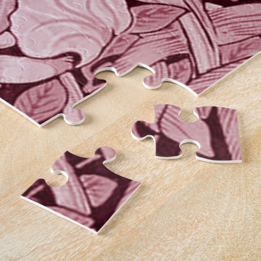 Pimpernel Maroon, William Morris Legpuzzel (Zijkant)