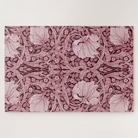 Pimpernel Maroon, William Morris Legpuzzel (Horizontaal)