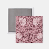 Pimpernel Maroon, William Morris Magneet (Voorkant / Achterkant)