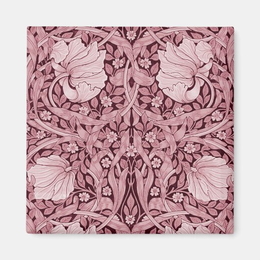 Pimpernel Maroon, William Morris Magneet (Voorkant)