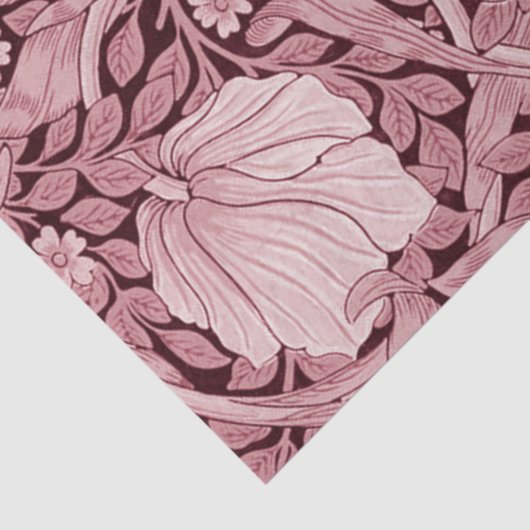 Pimpernel Maroon, William Morris Tissuepapier (Detail)