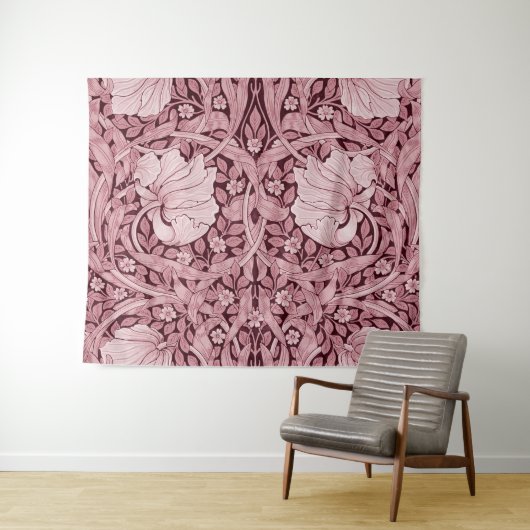 Pimpernel Maroon, William Morris Wandkleed (In Situ (horizontaal))
