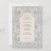 Pimpernel Muted Blue Steel Grey William Morris Kaart (Voorkant)