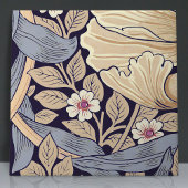 Pimpernel Naadloos 11 van 12 Stoffig Blauw & Geel Tegeltje