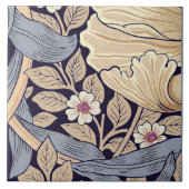 Pimpernel Naadloos 11 van 12 Stoffig Blauw & Geel Tegeltje (Voorkant)