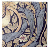 Pimpernel Naadloos 12 van 12 Stoffig Blauw & Geel Tegeltje (Voorkant)