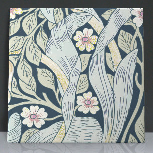 Pimpernel Naadloos 12 van 12 Vervaagd Blauw Geel Tegeltje