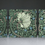 Pimpernel naadloos 1/2 William Morris Arts Crafts Tegeltje<br><div class="desc">Omarm de tijdloze schoonheid van de Arts and Crafts Movement met deze elegante set van twee gespiegelde keramische tegels, met het bekende Pimpernel Pattern van William Morris. Gegoten in kalmerende tinten van salie groen en stoffig blauw, weerspiegelen deze tegels de iconische ontwerpethos van eenvoud, op natuur geïnspireerde motieven en handgemaakte...</div>