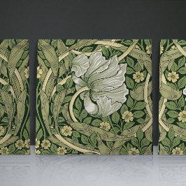 Pimpernel naadloos 1/2 William Morris Arts Crafts Tegeltje