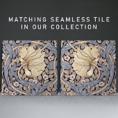 Pimpernel naadloos 1/2 William Morris Arts Crafts Tegeltje
