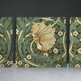 Pimpernel naadloos 1/2 William Morris Arts Crafts Tegeltje