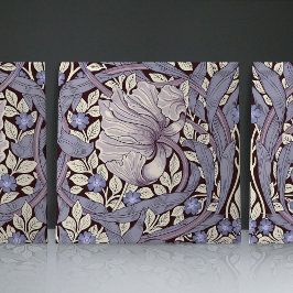 Pimpernel naadloos 2/2 William Morris Arts Crafts Tegeltje