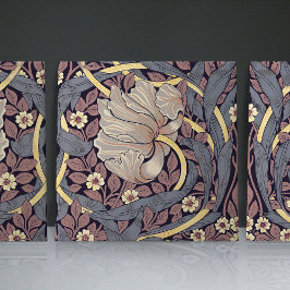 Pimpernel naadloos 2/2 William Morris Arts Crafts Tegeltje