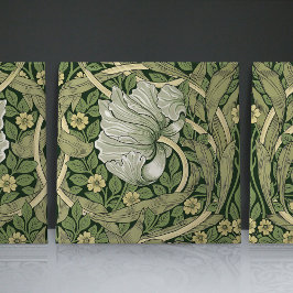 Pimpernel naadloos 2/2 William Morris Arts Crafts Tegeltje