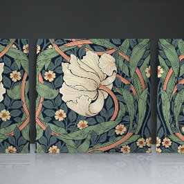 Pimpernel naadloos 2/2 William Morris Arts Crafts Tegeltje
