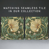 Pimpernel naadloos 2/2 William Morris Arts Crafts Tegeltje