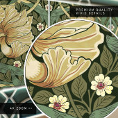 Pimpernel naadloos 2/2 William Morris Arts Crafts Tegeltje