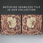 Pimpernel naadloos 2/2 William Morris Arts Crafts Tegeltje