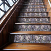 Pimpernel naadloos 2/2 William Morris Arts Crafts Tegeltje