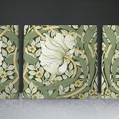 Pimpernel naadloos 2/2 William Morris Arts Crafts Tegeltje