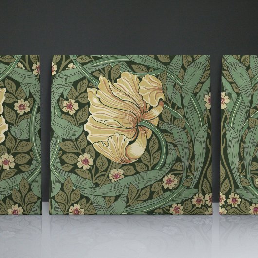 Pimpernel naadloos 2/2 William Morris Arts Crafts Tegeltje