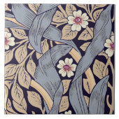 Pimpernel Naadloos 2 van 12 Stoffig Blauw & Geel Tegeltje (Voorkant)