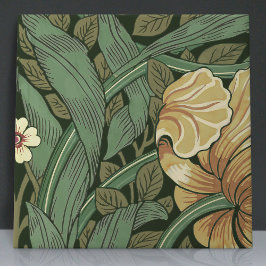 Pimpernel Naadloos 3 van 12 Warm Geel Salie Groen Tegeltje