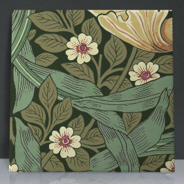 Pimpernel Naadloos 5 van 12 Warm Geel Salie Groen Tegeltje