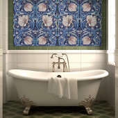 Pimpernel Naadloos 6 van 12 Stoffig Blauw & Warm W Tegeltje