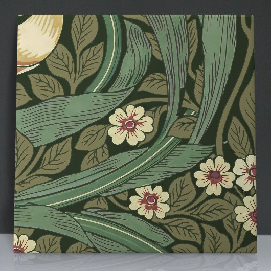 Pimpernel Naadloos 6 van 12 Warm Geel Salie Groen Tegeltje