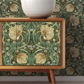 Pimpernel Naadloos 8 van 12 Faux Gold & Sage Green Tegeltje