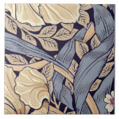 Pimpernel Naadloos 8 van 12 Stoffig Blauw & Geel Tegeltje (Voorkant)