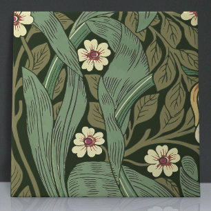 Pimpernel Naadloos 9 van 12 Warm Geel Salie Groen Tegeltje