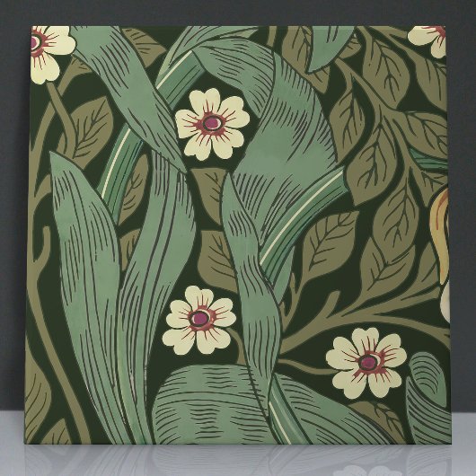 Pimpernel Naadloos 9 van 12 Warm Geel Salie Groen Tegeltje