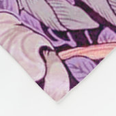 Pimpernel Paars, William Morris Fleece Deken (Hoek)