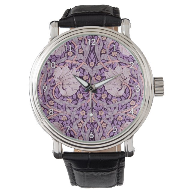 Pimpernel Paars, William Morris Horloge (Voorkant)