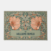 Pimpernel Pattern Deurmat William Morris Vintage (Voorkant)