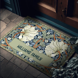 Pimpernel Pattern Deurmat William Morris Vintage