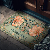 Pimpernel Pattern Deurmat William Morris Vintage
